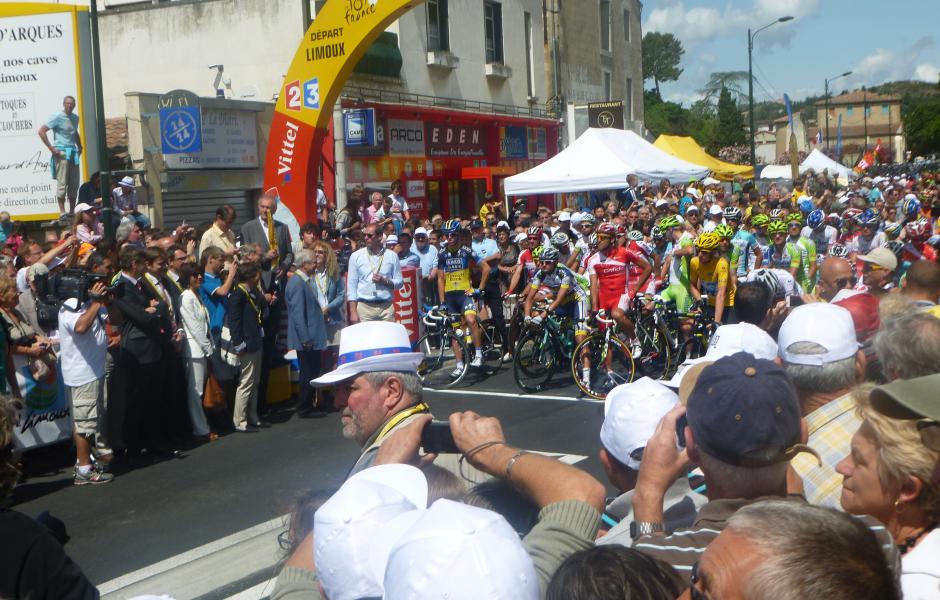 Photo souvenir Tour de France 2012 dans l'Aude