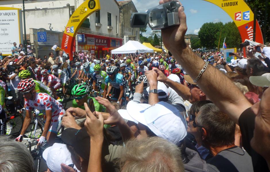 Photo souvenir Tour de France 2012 dans l'Aude