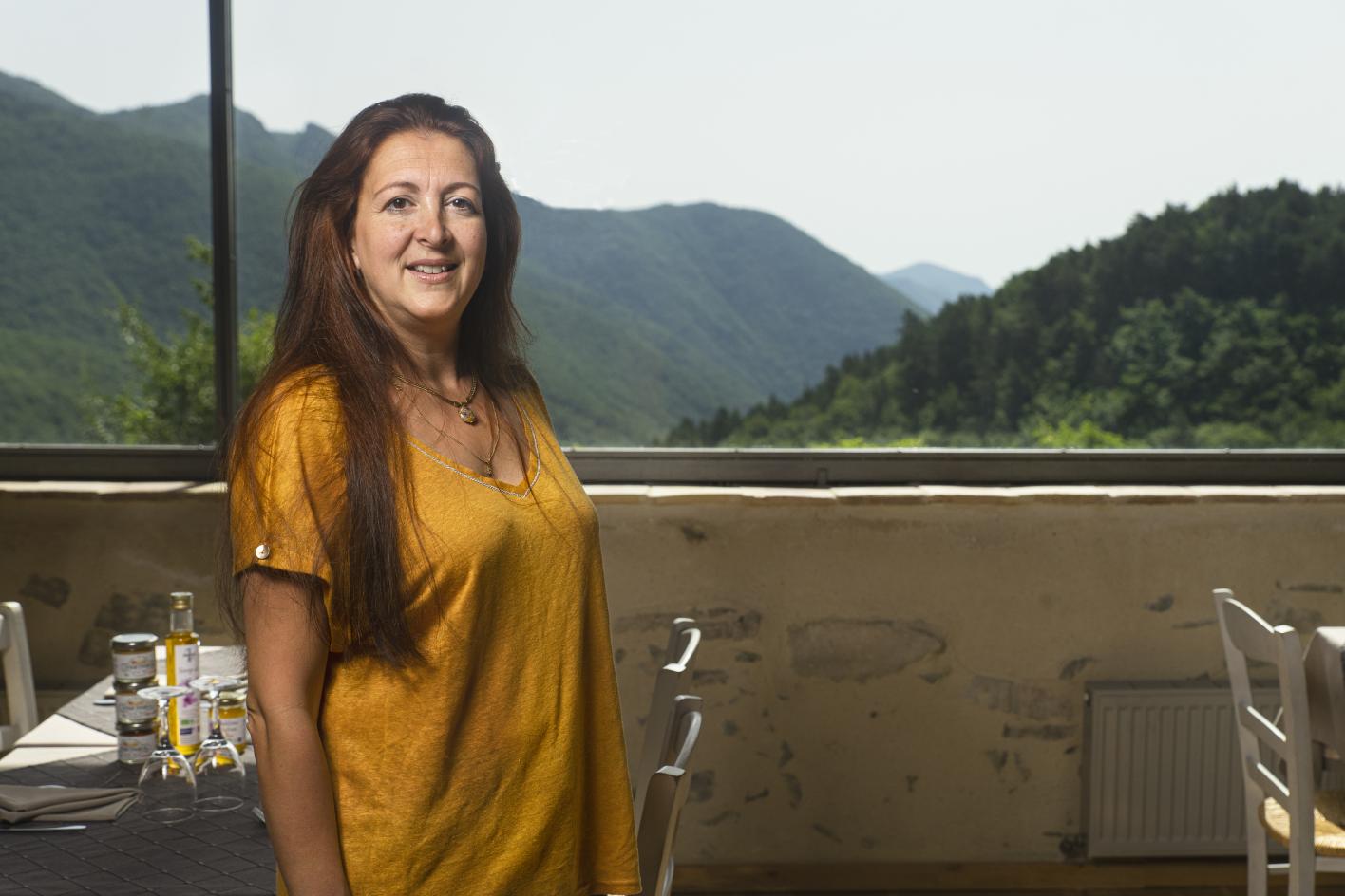 Ève Thion, présidente de l'association pour le développement économique de la marque Pays cathare®