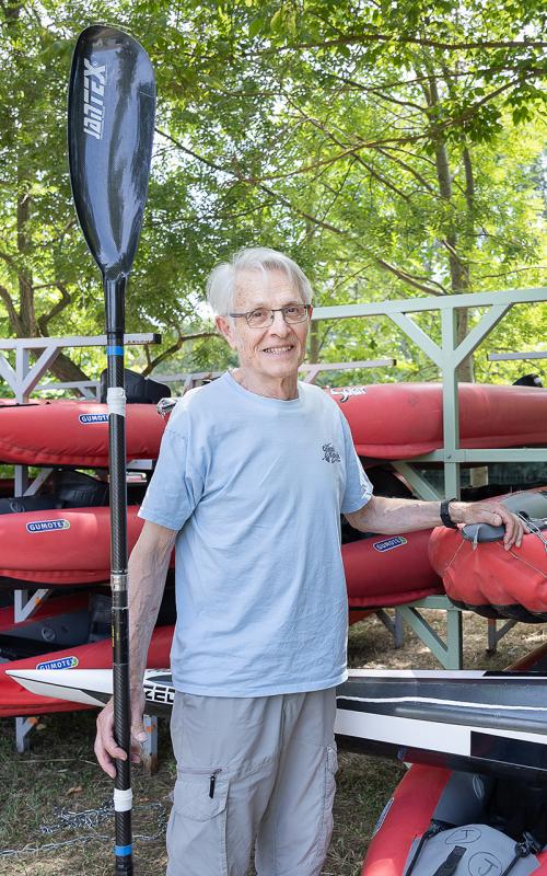 Maurice Ferrières, entraîneur de canoë-kayak