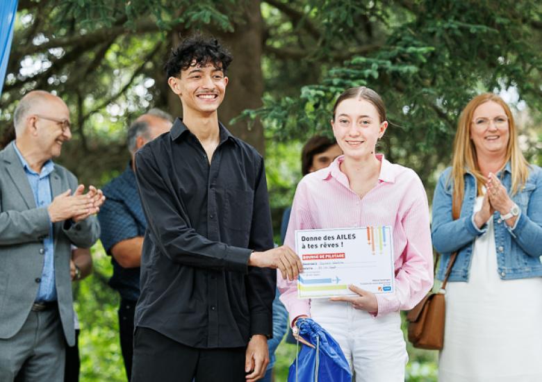 Lauréats de l'opération Donne des ailes à tes rêves dans l'Aude