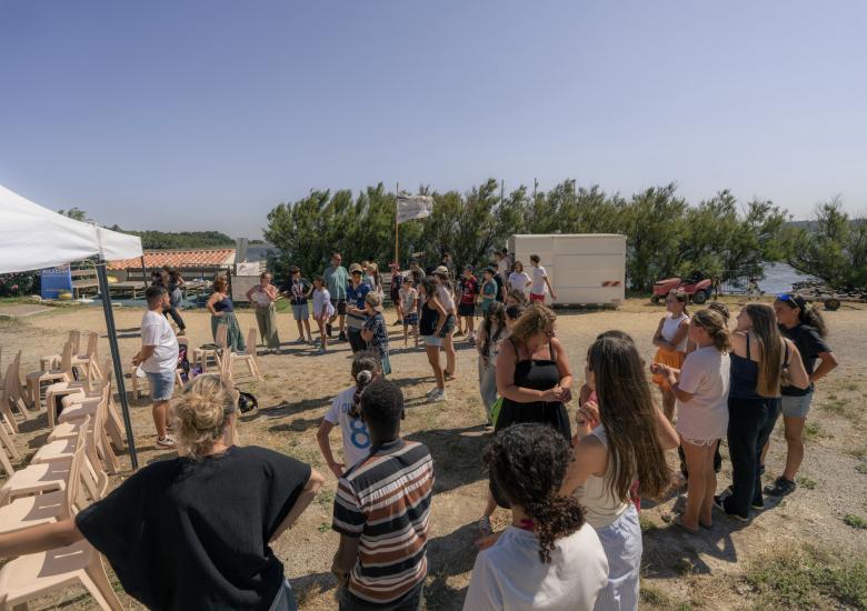 Des jeux ludiques ont ponctué l'après-midi.