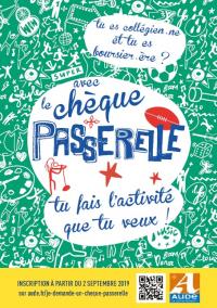 Affiche chèque passerelle